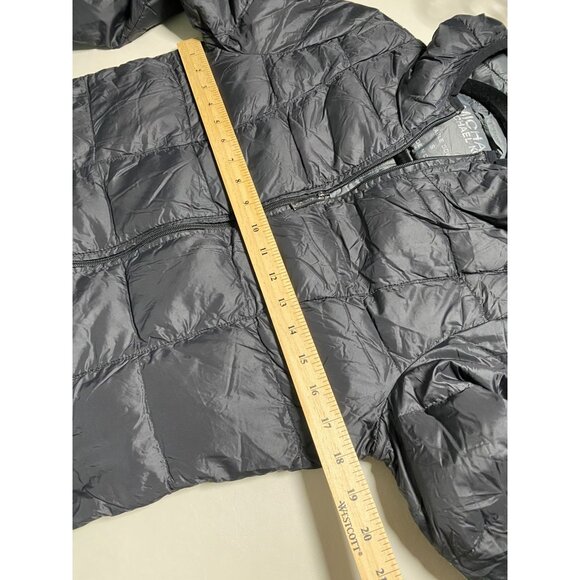 Michael Kors Packable Down Fill Puffer Jacket Coat Women Size Small Black Hooded - Picture 5 of 16